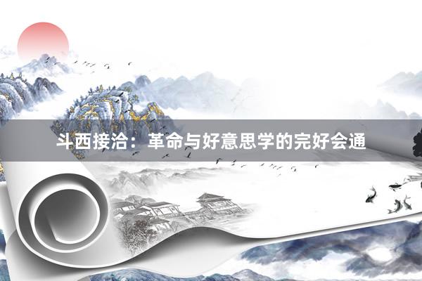 斗西接洽：革命与好意思学的完好会通